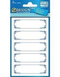 Opakowanie Naklejki na przetwory - prostokątne