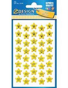 Opakowanie Naklejki papierowe - Gwiazdki