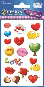 Opakowanie Naklejki papierowe - Love