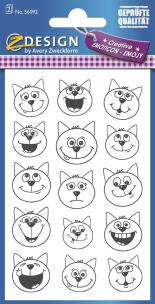 Opakowanie Naklejki papierowe - Pyszczki