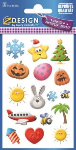 Opakowanie Naklejki papierowe - Różne wzory