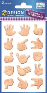 Opakowanie Naklejki papierowe - Znaki