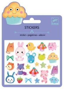 Opakowanie Naklejki wypukłe - Kawai