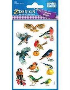 Opakowanie Naklejki - Ptaki