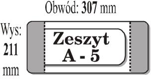 Opakowanie Okładka zeszytowa A5 (50szt) IKS