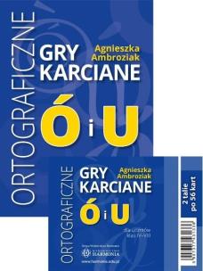 Okładka książki Ortograficzne gry karciane Ó i U dla klas 4-8