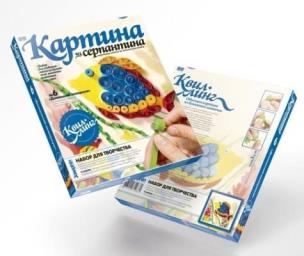Opakowanie Papierowe kompozycje Quilling - Akwarium 6