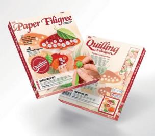 Opakowanie Papierowe kompozycje Quilling - Muchomor 5