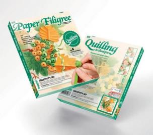 Opakowanie Papierowe kompozycje Quilling - Winogrona 4