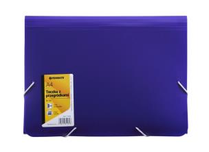 Opakowanie Penmate aktówka A4 PP-104 z 13 przegródkami fioletowa
