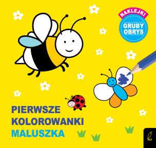 Okładka książki Pierwsze kolorowanki maluszka