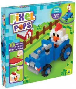 Opakowanie Pikselowe budowle - PixelPops Traktor