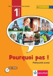 Okładka książki Pourquoi pas! 1 podr. + DVD LEKTORKLETT