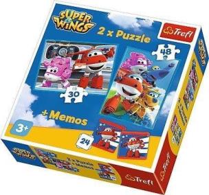 Opakowanie Puzzle 2w1+ memos - Podniebni bohaterowie TREFL