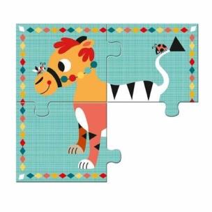 Okładka książki Puzzle drewniane - Rigolo