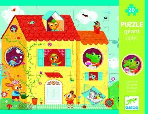 Opakowanie Puzzle gigant optyczne - Dom