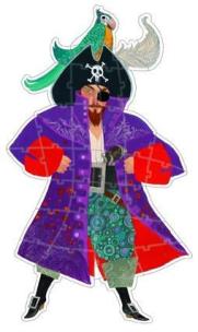 Opakowanie Puzzle gigant - Pirat