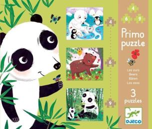 Opakowanie Puzzle pierwsze - Misie