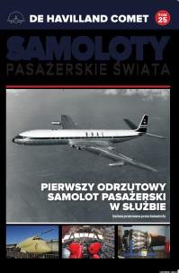 Okładka książki Samoloty pasażerskie świata 25 De Havillant Comet