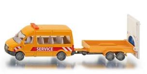 Opakowanie Siku 16 - Transporter z przyczepą kontroli