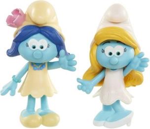 Opakowanie Smerfy 2-pak figurek Smerfetka + Rozkwitka