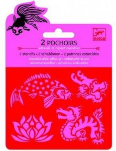 Opakowanie Szablony do rysowania - Azja