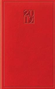 Opakowanie Terminarz 2019 Print tygodniowy - czerwony