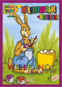 Okładka książki Wielkanoc. Stół wiekanocny - kolorowanki+naklejki