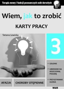 Okładka książki Wiem, jak to zrobić - Karty pracy - cz. 3