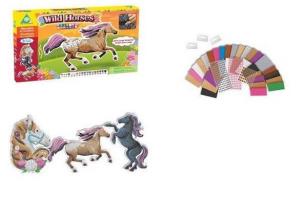 Opakowanie Wyklejane obrazki - dzikie konie