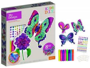 Opakowanie Zestaw kreatywny - pokoloruj motyle