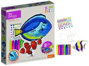 Okładka książki Zestaw kreatywny - pokoloruj ryby