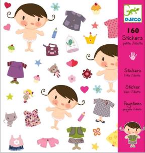 Opakowanie Zestaw naklejek 160 cz. - Mała Julia