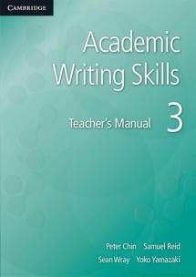Okładka książki Academic Writing Skills 3 Teacher's Manual