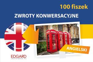 Okładka książki Angielski 100 fiszek Zwroty konwersacyjne