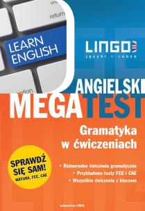 Okładka książki ANGIELSKI GRAMATYKA W ĆWICZENIACH MEGATEST