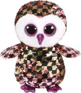 Opakowanie Beanie Boos Checks - Cekinowa Sowa 15 cm