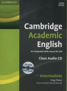 Okładka książki Cambridge Academic English B1+ Intermediate Class Audio CD and DVD Pack