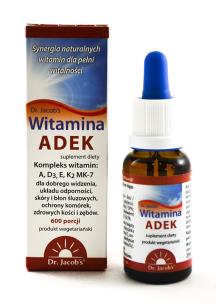 Zdjęcie produktu Dr. Jacob's Witamina A D E K 20ml 