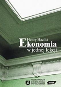 Okładka książki Ekonomia w jednej lekcji