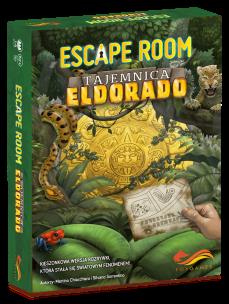 GRA TAJEMNICA ELDORADO ESCAPE ROOM. Autor: Martino Chiacchiera, Sorrentino Silvano. Multiszop.pl Okładka książki GRA TAJEMNICA ELDORADO ESCAPE ROOM