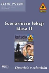 Okładka książki jp Scenariusze lekcji 2LO Opowieść....   ZNAK