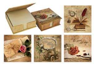 Opakowanie Karteczki Retro P80