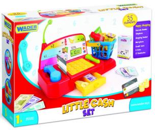 Opakowanie Kasa Sklepowa z wyposażeniem