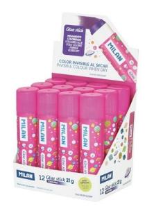 Opakowanie Klej w sztyfcie 21g różowy (12szt) MILAN