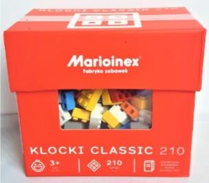 Opakowanie Klocki Classic 210 elementów