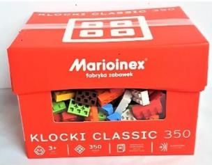 Opakowanie Klocki Classic 350 elementów