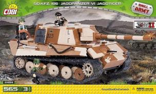 Opakowanie Klocki small army565  klocków działo pancerne Jagdpanzer IV Jagdtiger 2484