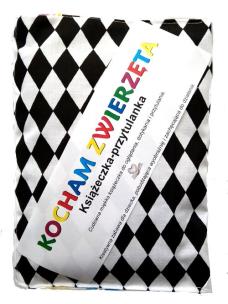 Opakowanie Kocham zwierzęta Książeczka-przytulanka