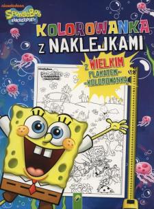 Okładka książki Kolorowanka z naklejkami - SpongeBob